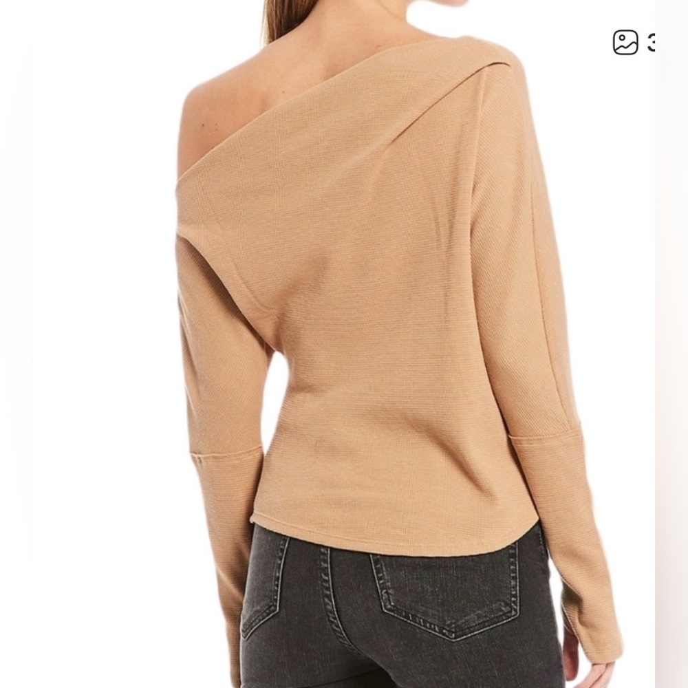 We the free Fuji Thermal Knit Asymmetrical One Shoulder long sleeve XS - Picture 3 of 8